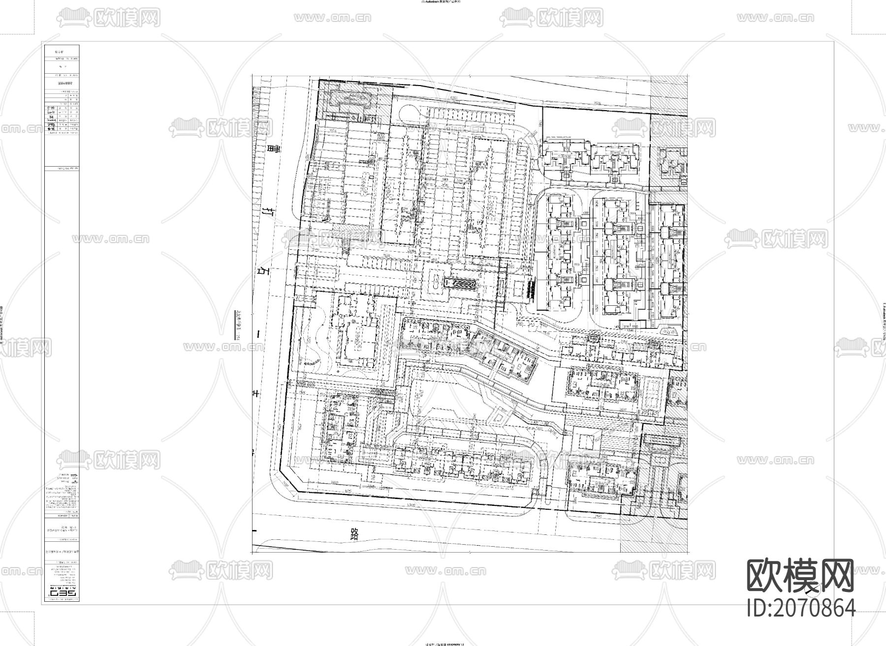 某小区景观cad施工图下载（渲染图5）