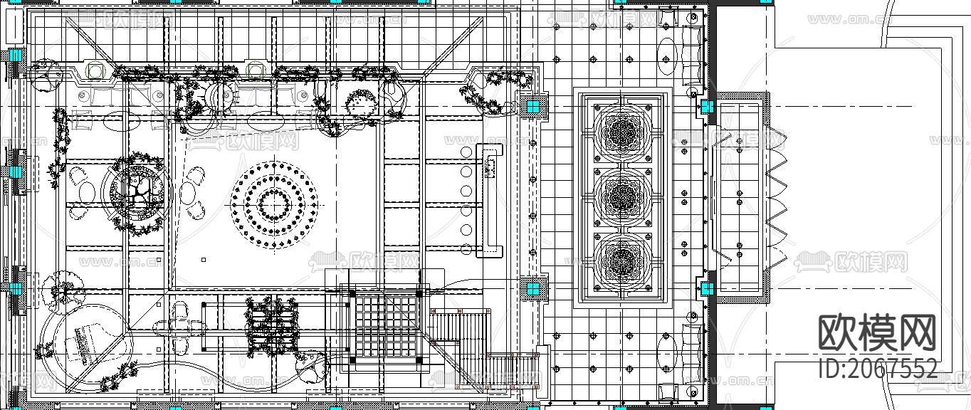 家具cad平面图-免费3dmax模型库-欧模网
