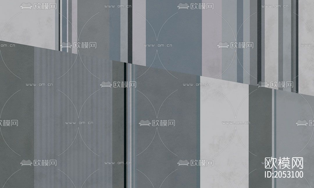 几何壁画壁纸下载（渲染图1）