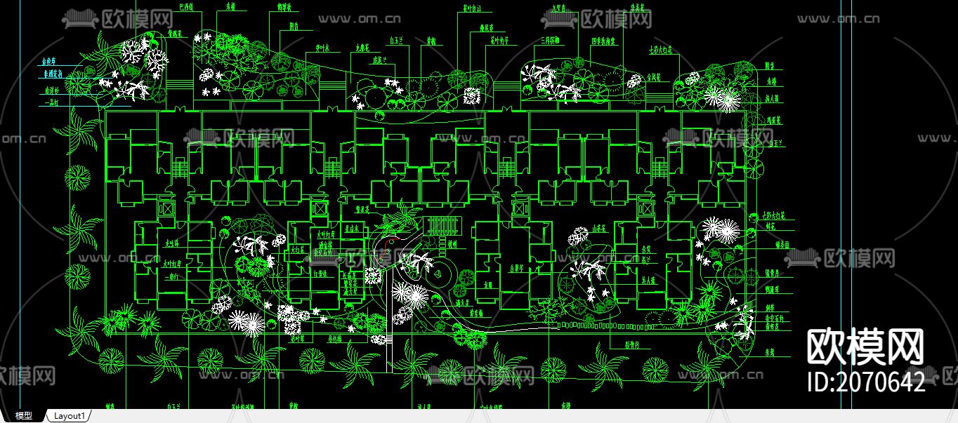 规划建筑聚逸居cad施工图下载