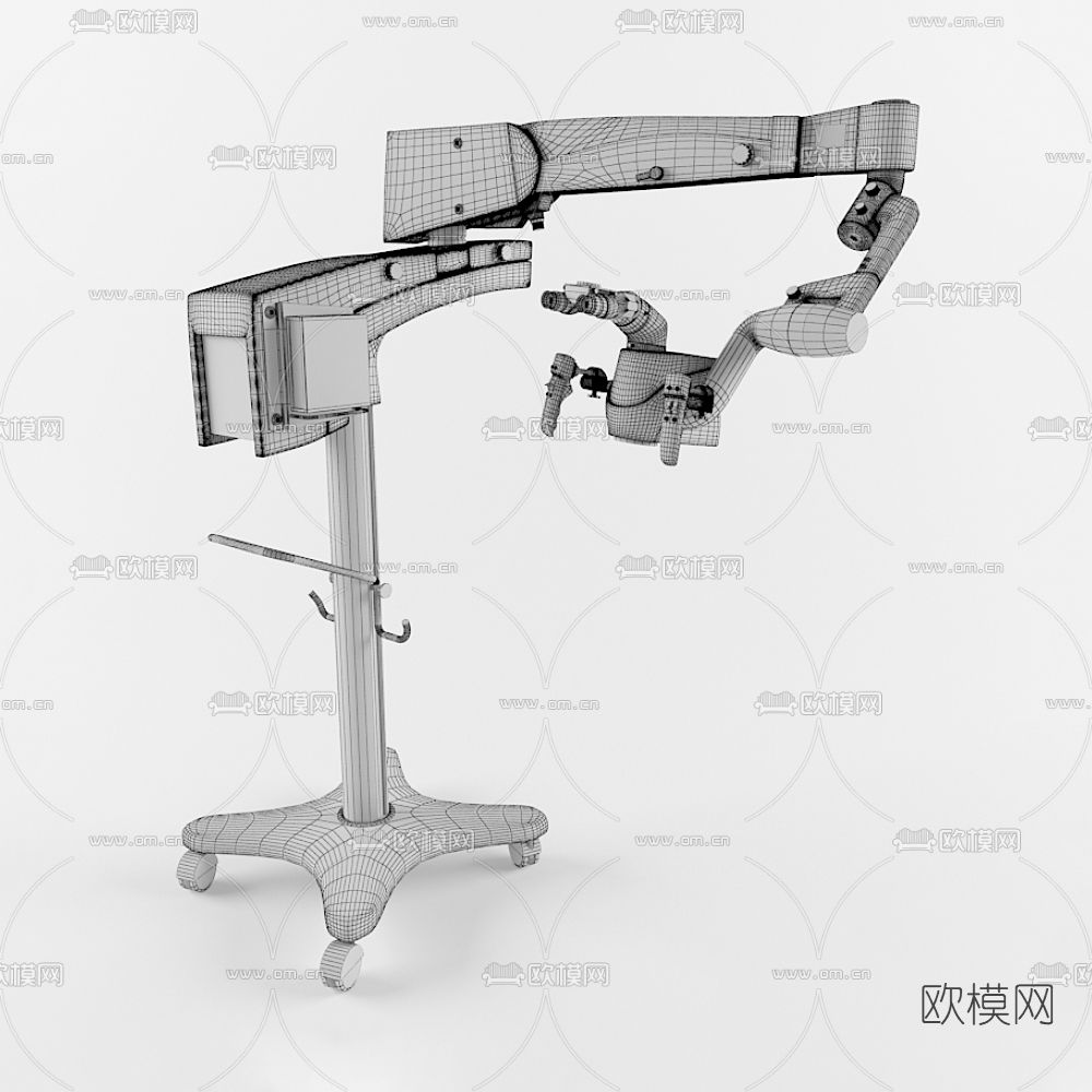 现代牙医设备器具3d模型