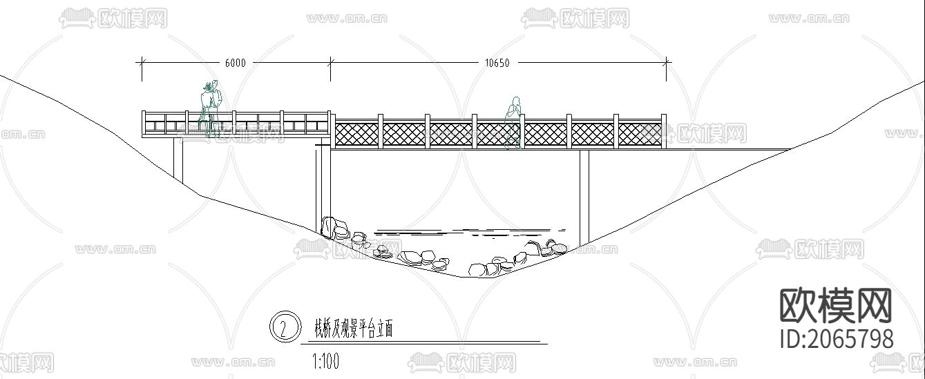 兰溪道路平台CAD施工图下载（渲染图2）