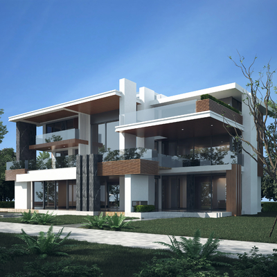 别墅外观3d模型