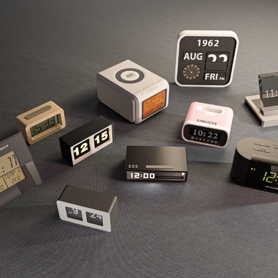  现代电子闹钟su模型 