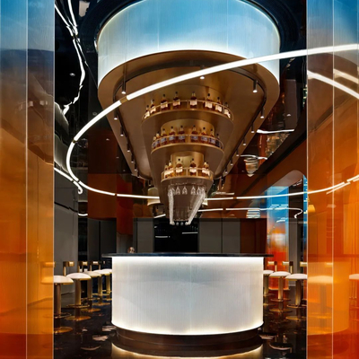 矩阵纵横设计  售楼处水吧区