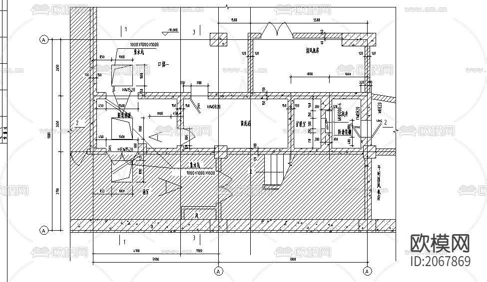 商业建筑CAD施工图下载（渲染图3）