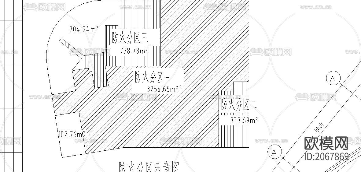 商业建筑CAD施工图下载（渲染图6）