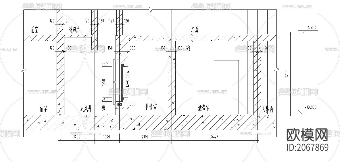 商业建筑CAD施工图下载（渲染图2）