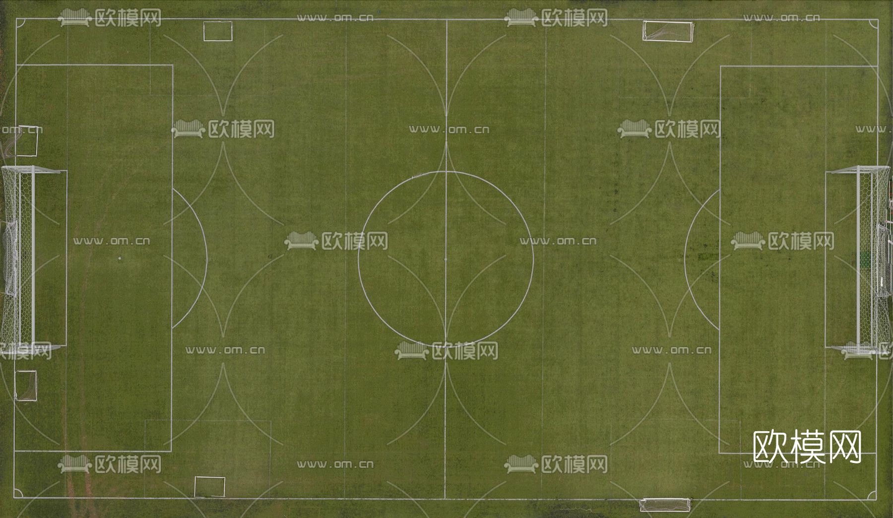 现代足球场3d模型下载