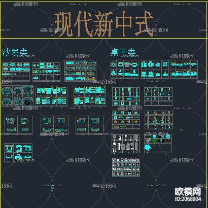 CAD风格模型库下载（渲染图4）