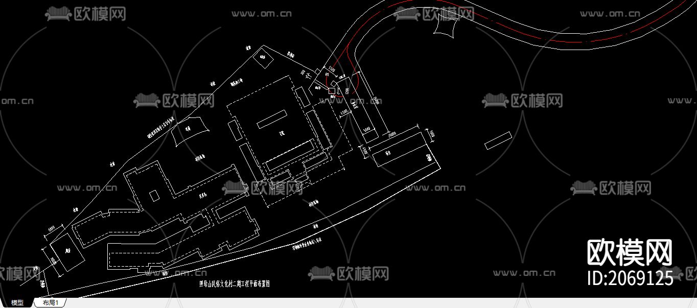规划建筑平面CAD布置图下载