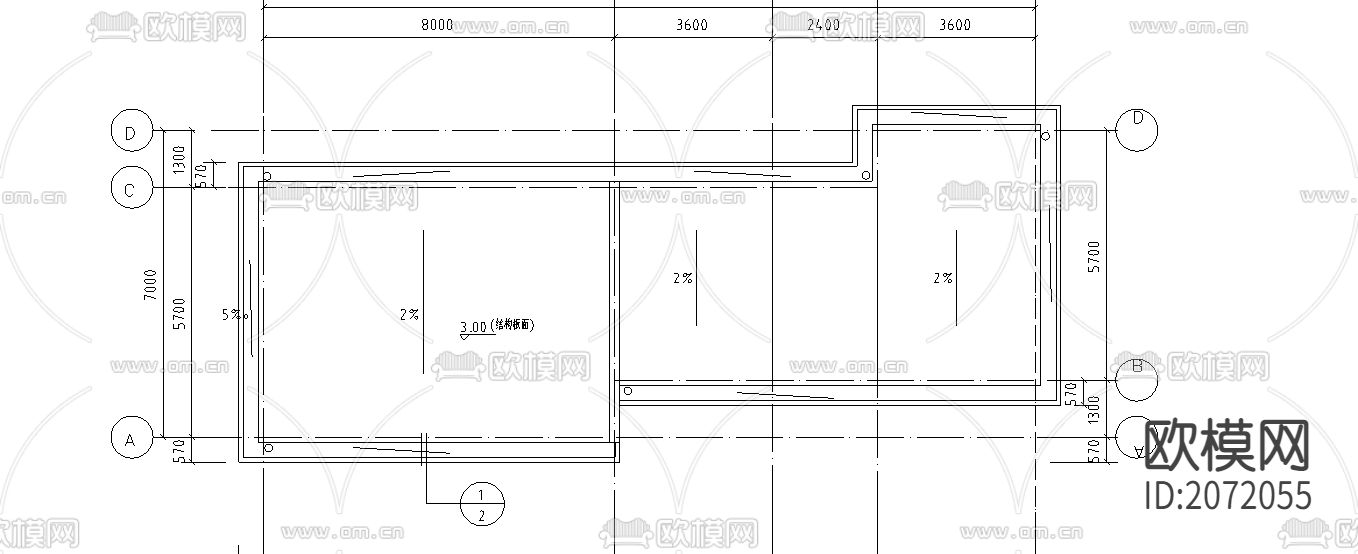 厕所CAD施工图下载（渲染图4）