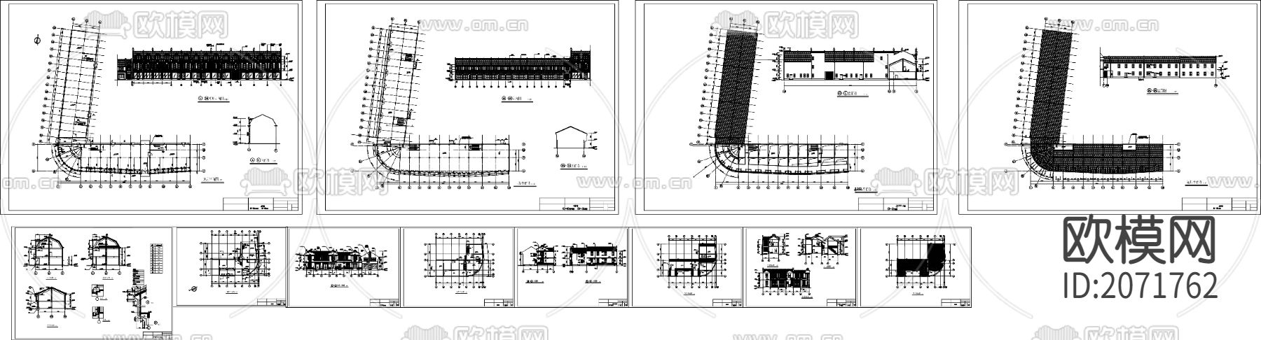 老建筑CAD施工图下载