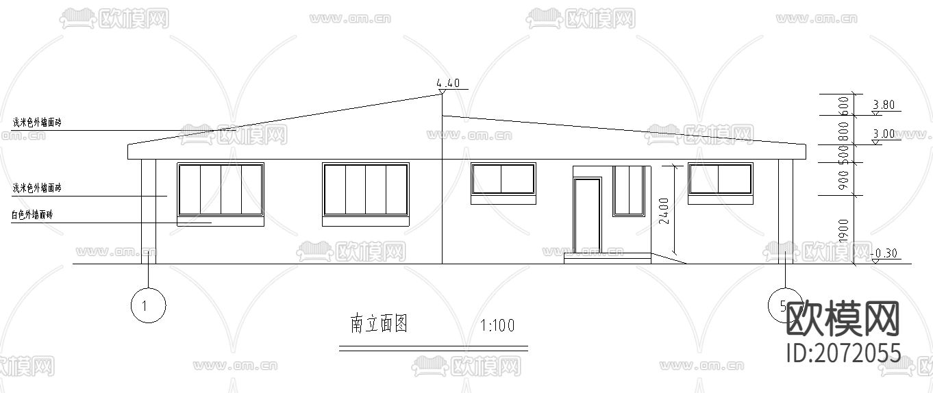 厕所CAD施工图下载（渲染图3）