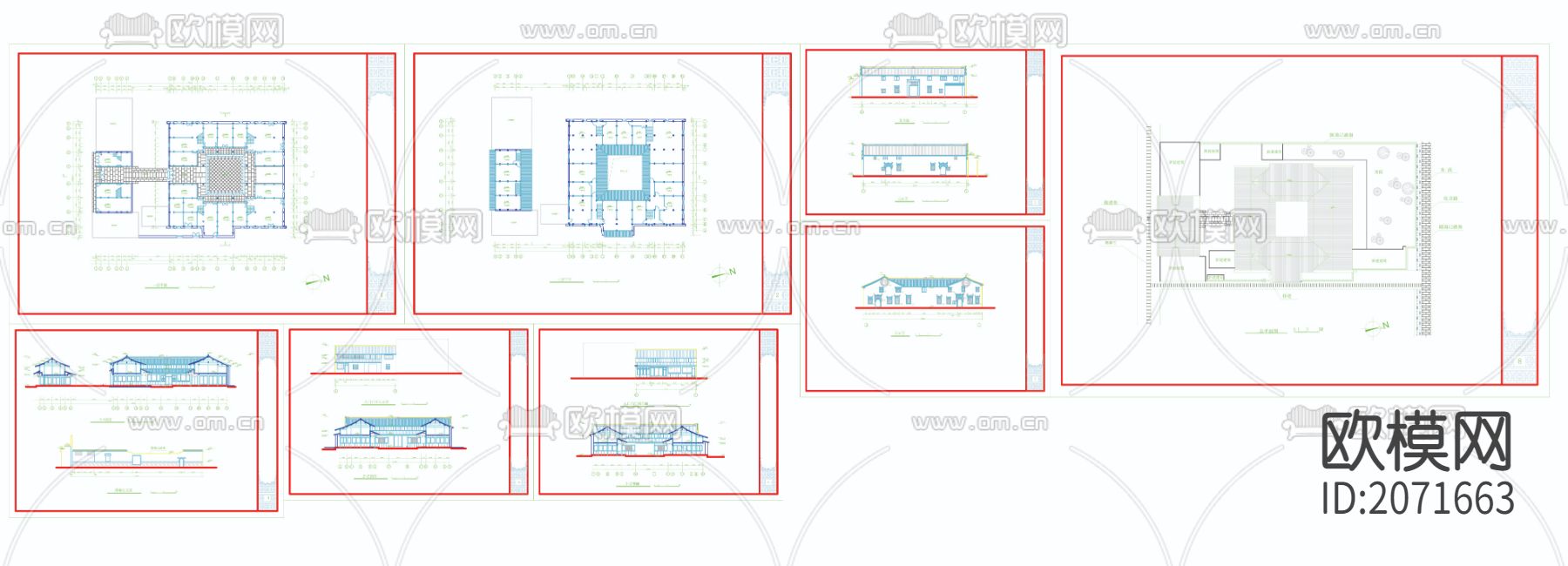 古居建筑CAD设计图下载
