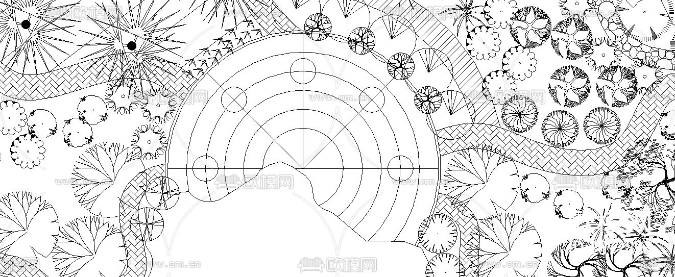 湿地公园设计CAD施工图下载（渲染图4）