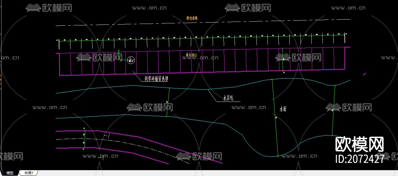 铺装CAD施工图下载