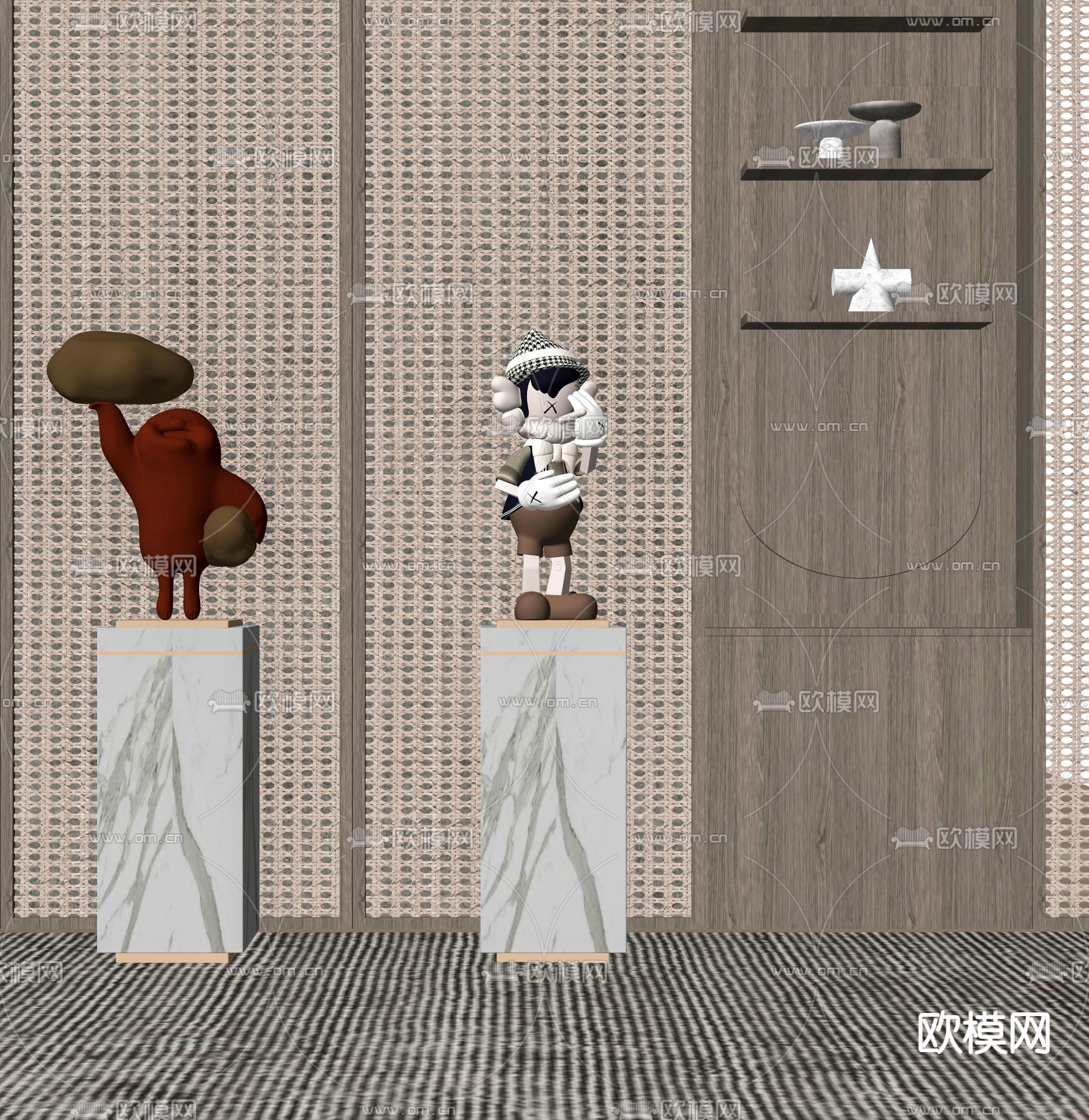 现代雕塑su模型下载_ID:11919239_sketchup模型下载-欧模网
