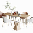 北欧原木餐桌椅3d模型