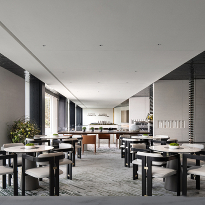 范可萨设计 售楼处洽谈区