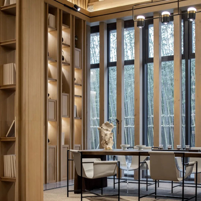 则灵艺术 售楼处洽谈区