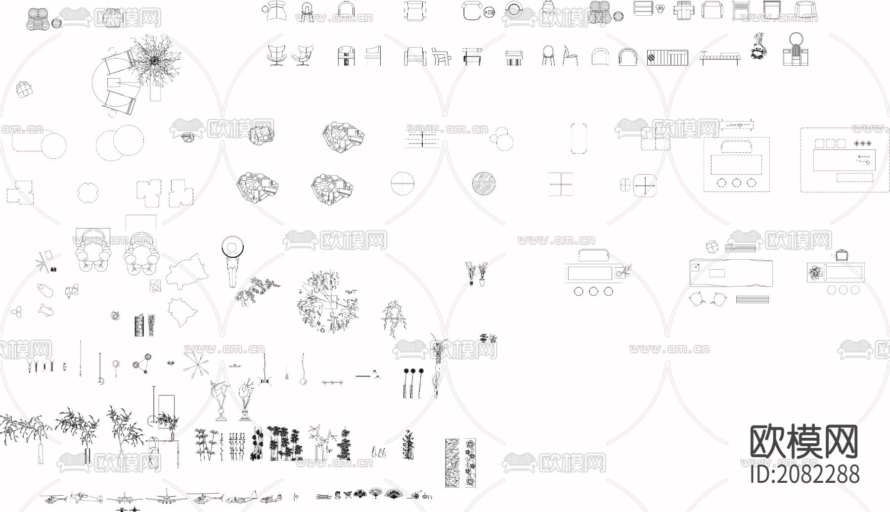 异性CAD平立面库下载（渲染图1）
