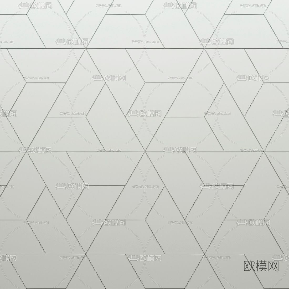 现代地板木地板护墙板3d模型