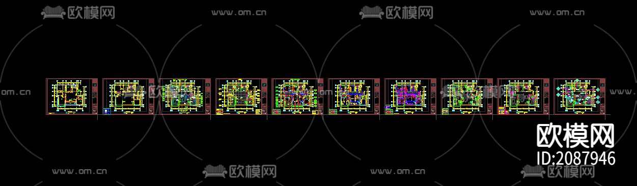 翡翠东方全套CAD施工图下载（渲染图5）