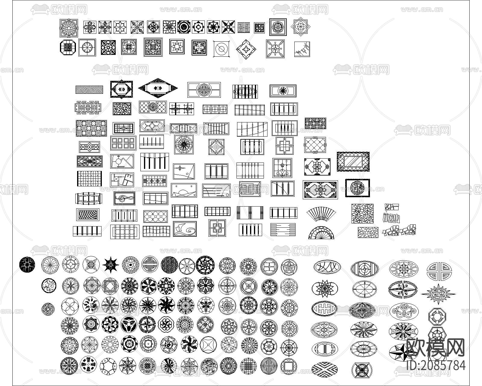 室内装饰CAD图块下载（渲染图1）