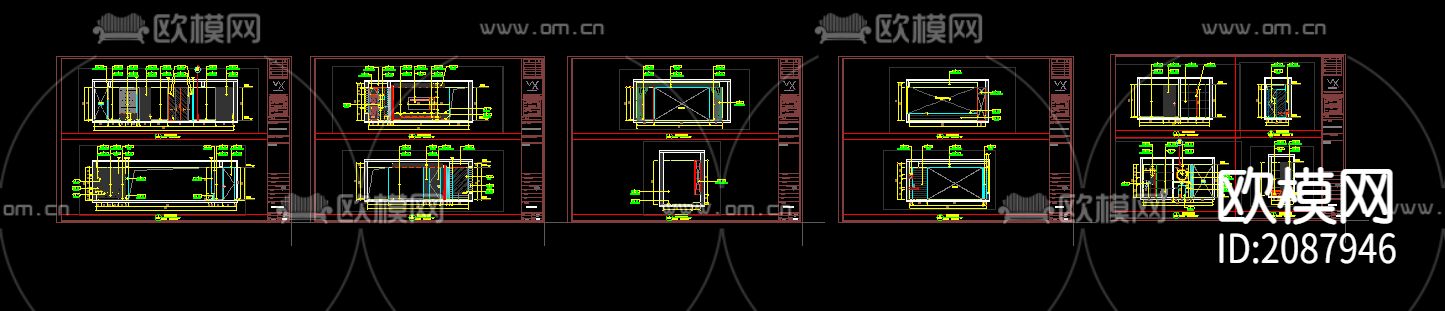 翡翠东方全套CAD施工图下载（渲染图2）