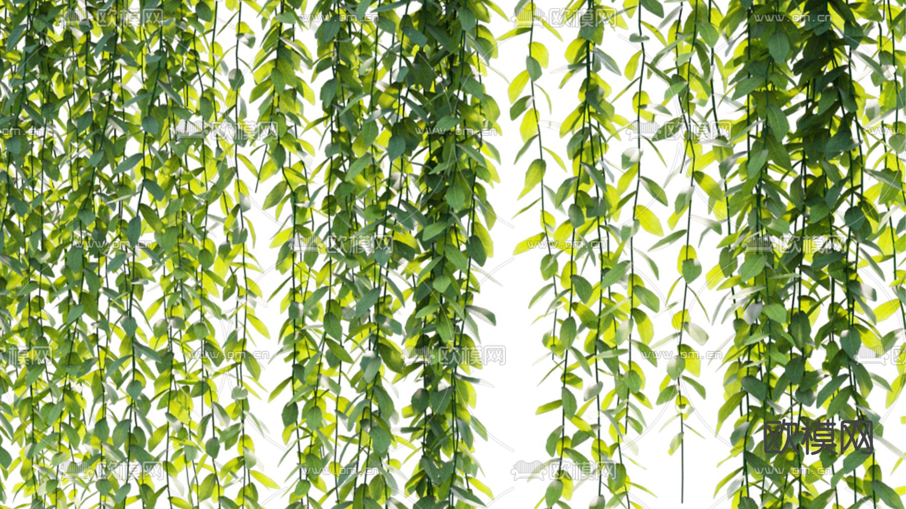 现代藤蔓3d模型下载（渲染图4）