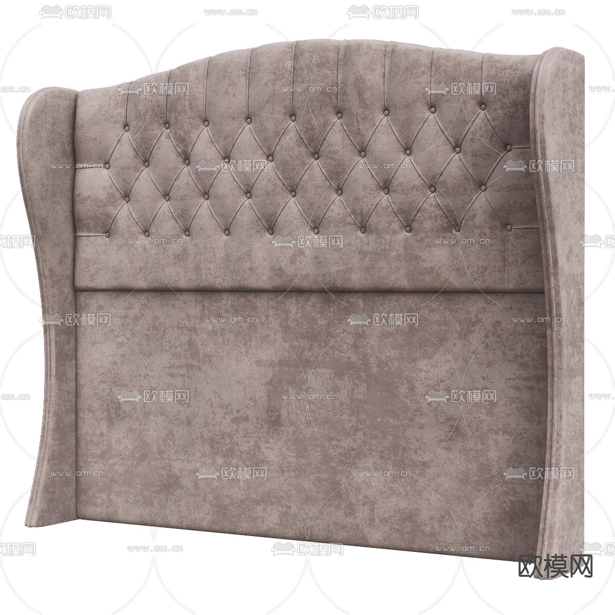 现代床头软包床头板3d模型下载（渲染图3）
