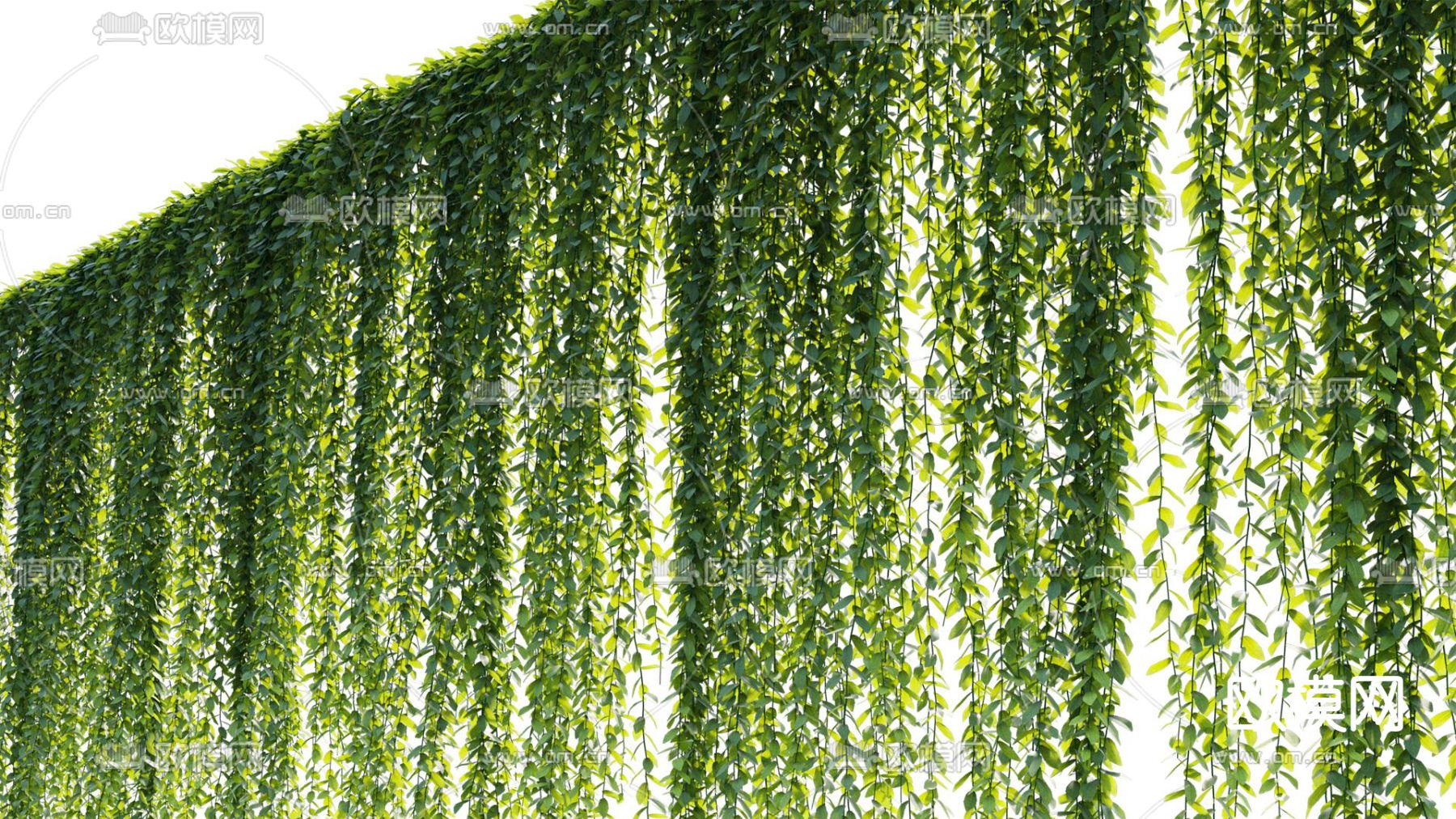 现代藤蔓3d模型下载（渲染图2）