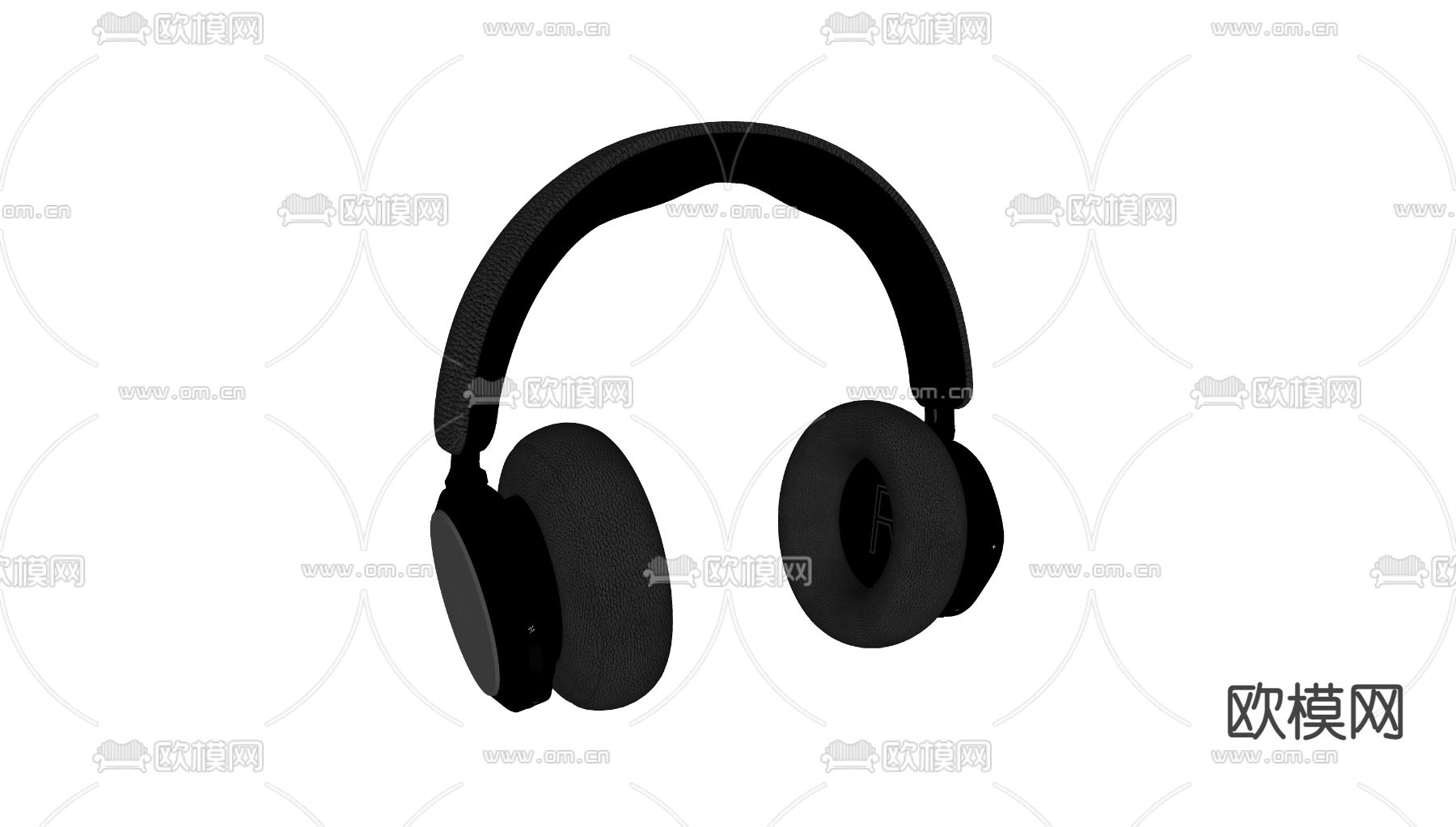 现代耳机su模型下载（渲染图2）