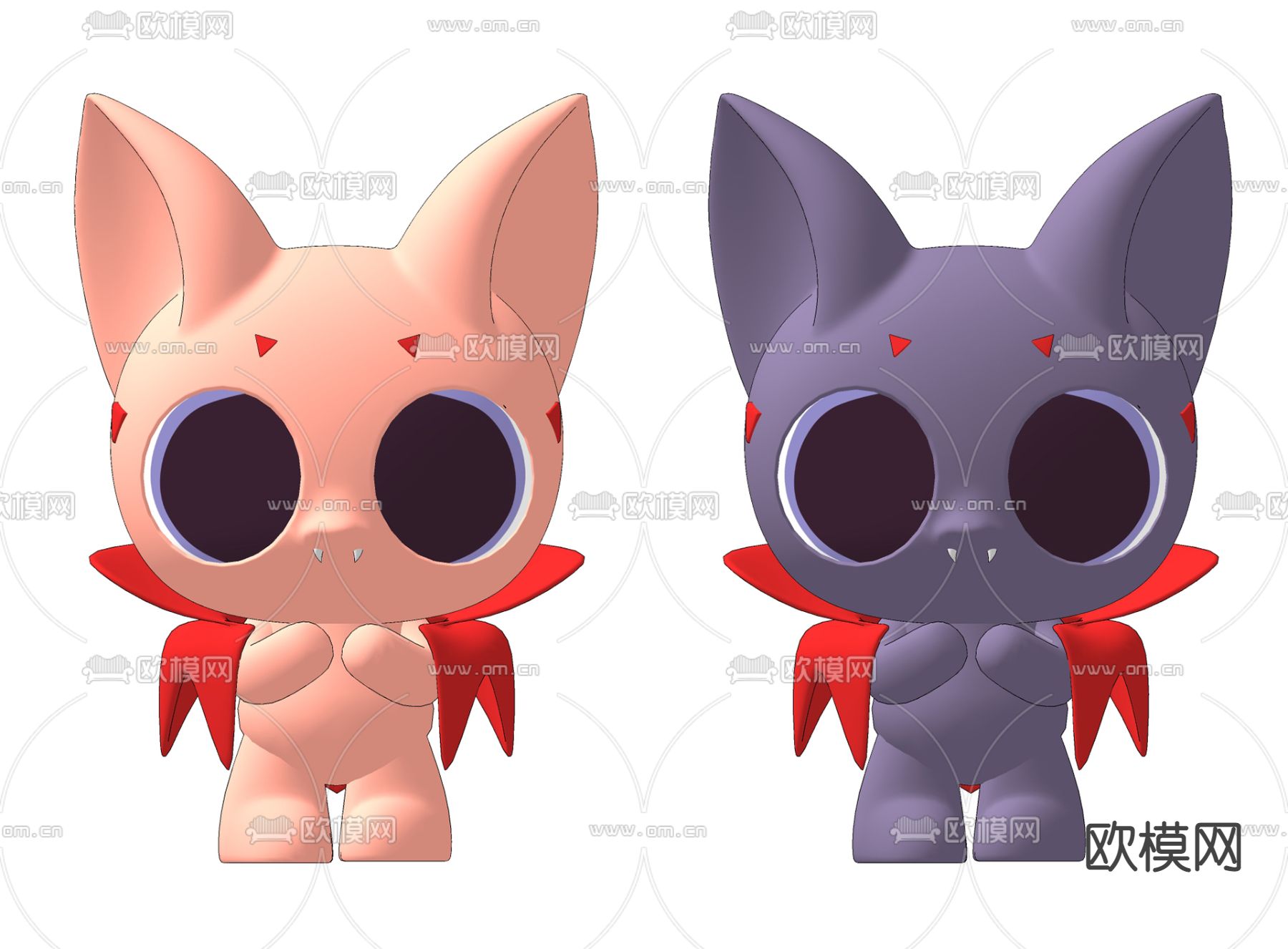 现代吸血鬼公仔su模型下载（渲染图3）