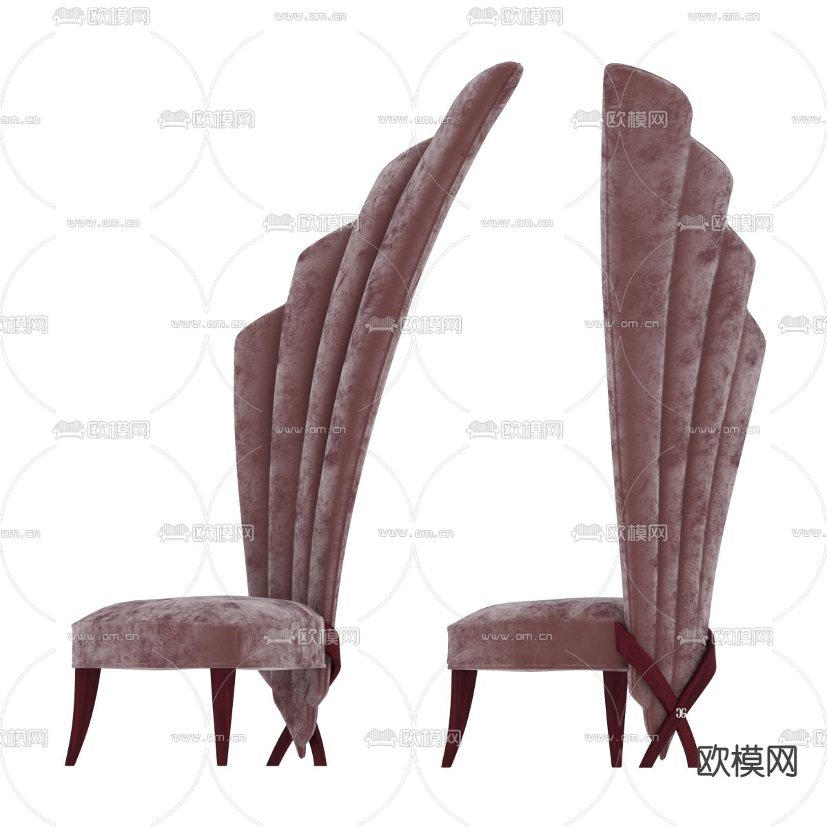 后现代单人沙发免费3d模型下载