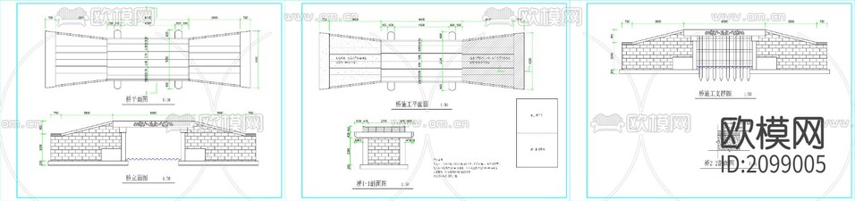 古橋CAD施工圖下載