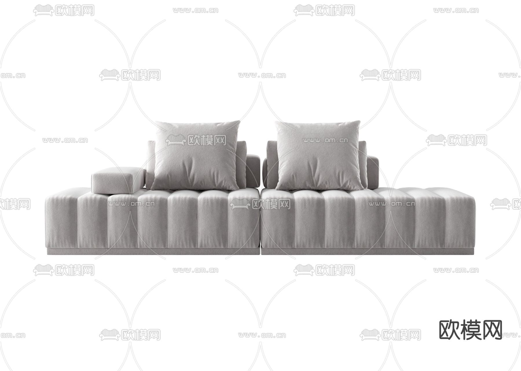 双人沙发3d模型下载