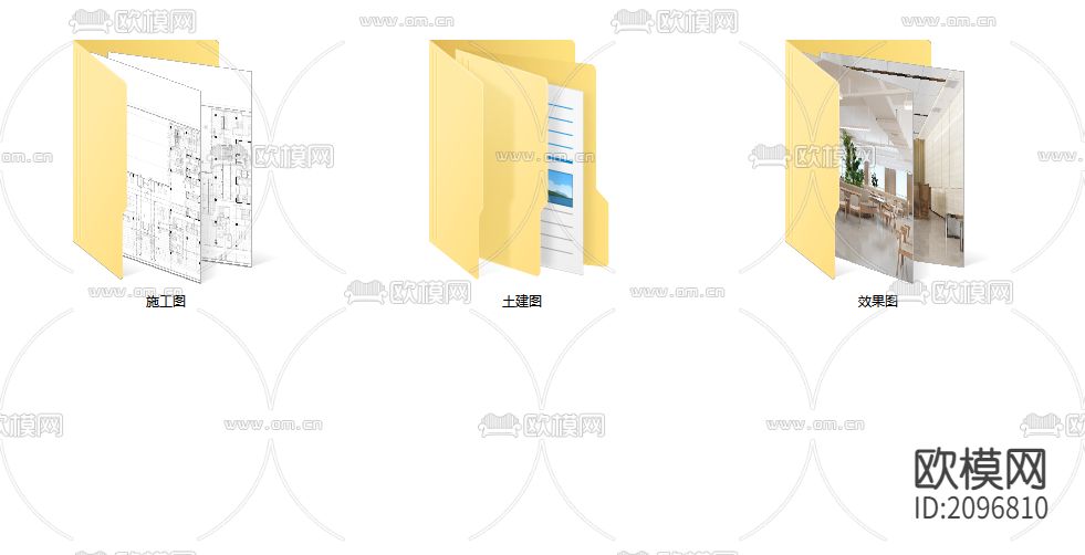 某酒店办公大楼大堂公区电梯厅CAD施工图+效果图下载（渲染图6）