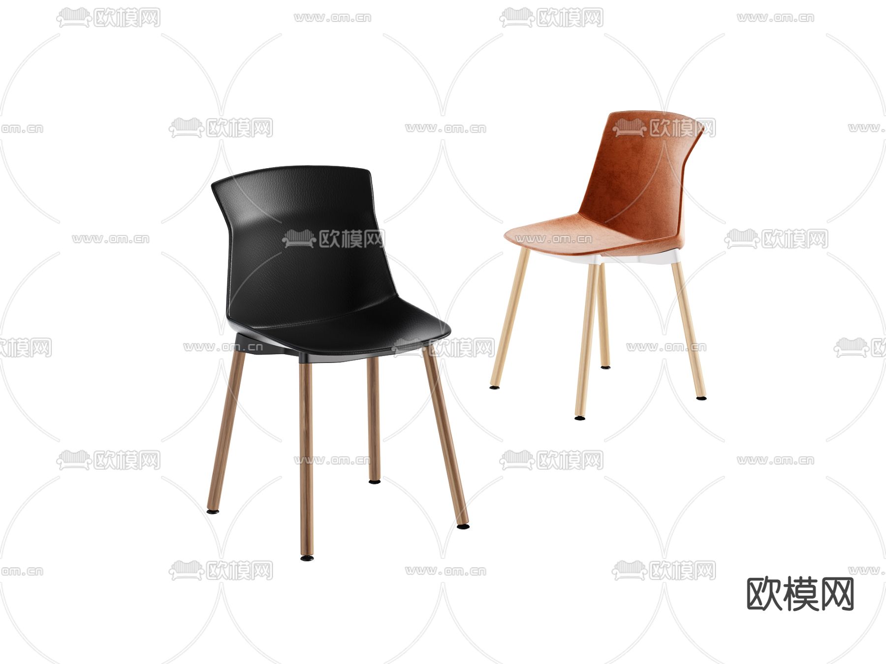 Cassina 单椅餐椅3d模型下载