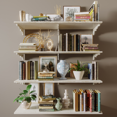  美式饰品摆件su模型 