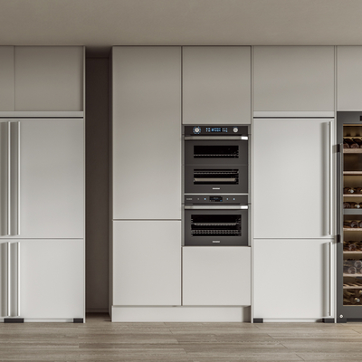 现代橱柜su模型