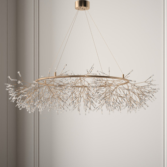 北欧创意多点光吊灯3d模型