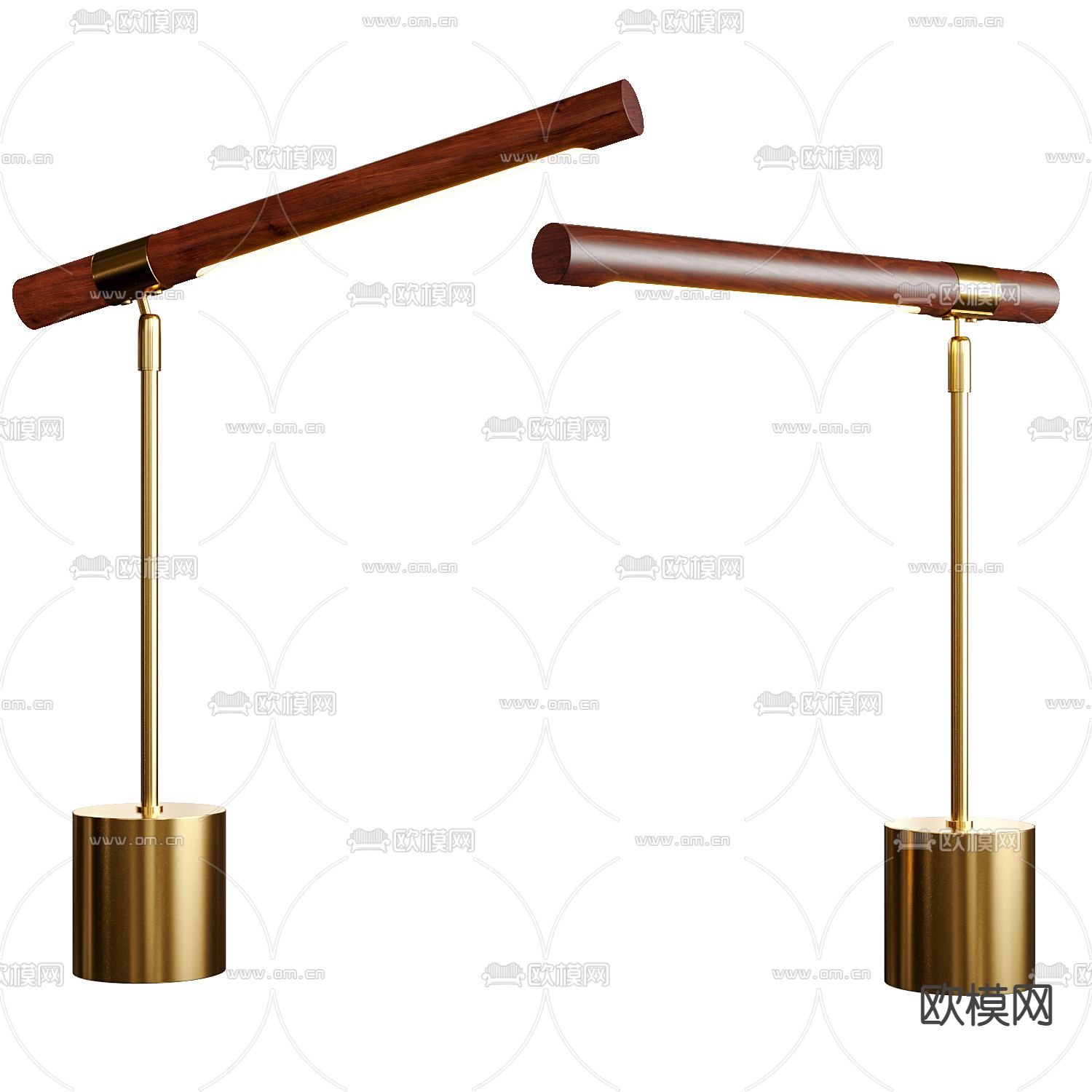 现代台灯su模型