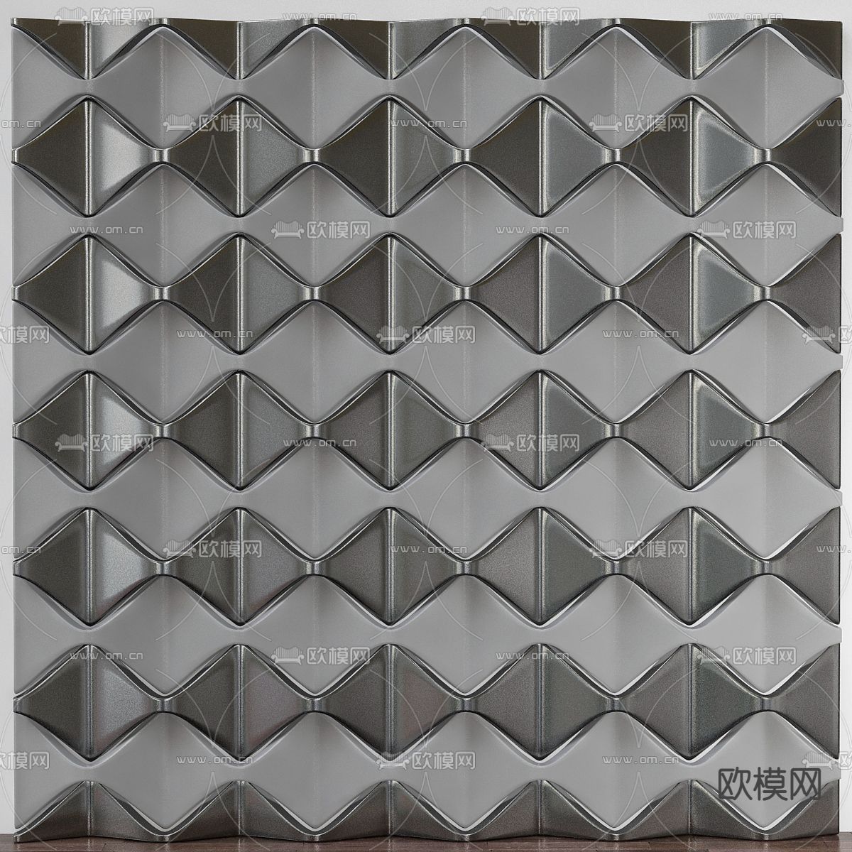 现代轻奢护墙板3d模型下载