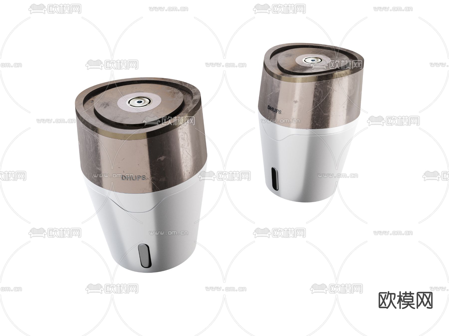 现代智能垃圾桶3d模型下载