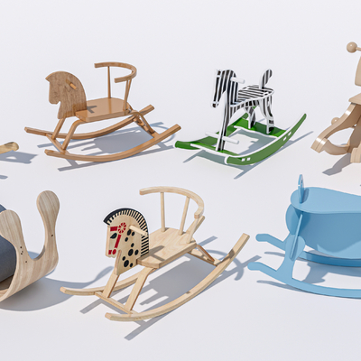  现代木马su模型 