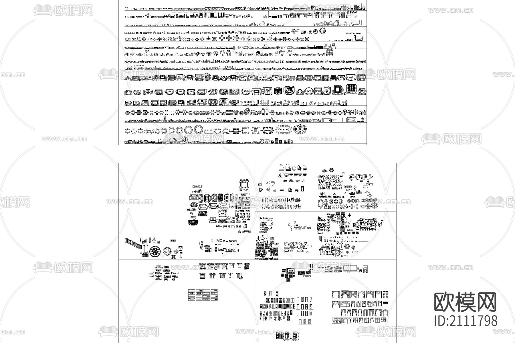 家具cad图库下载（渲染图3）