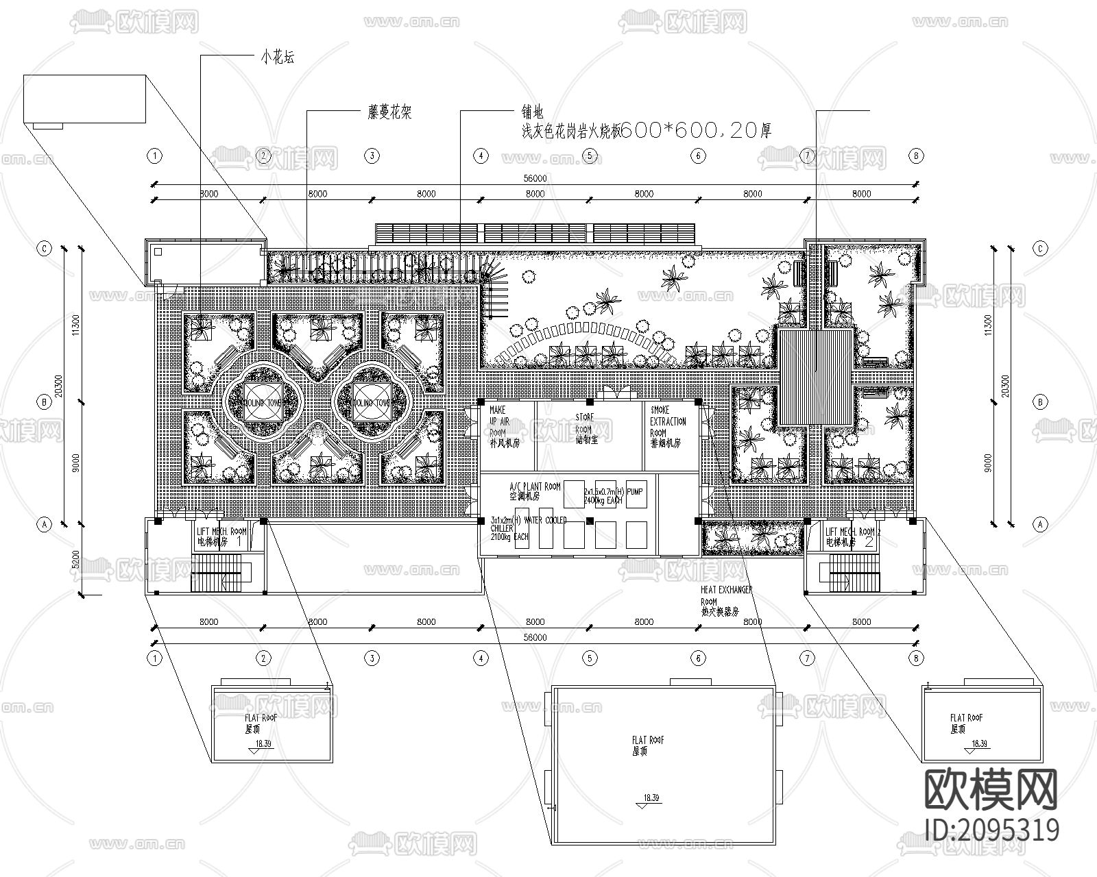 办公楼cad施工图下载