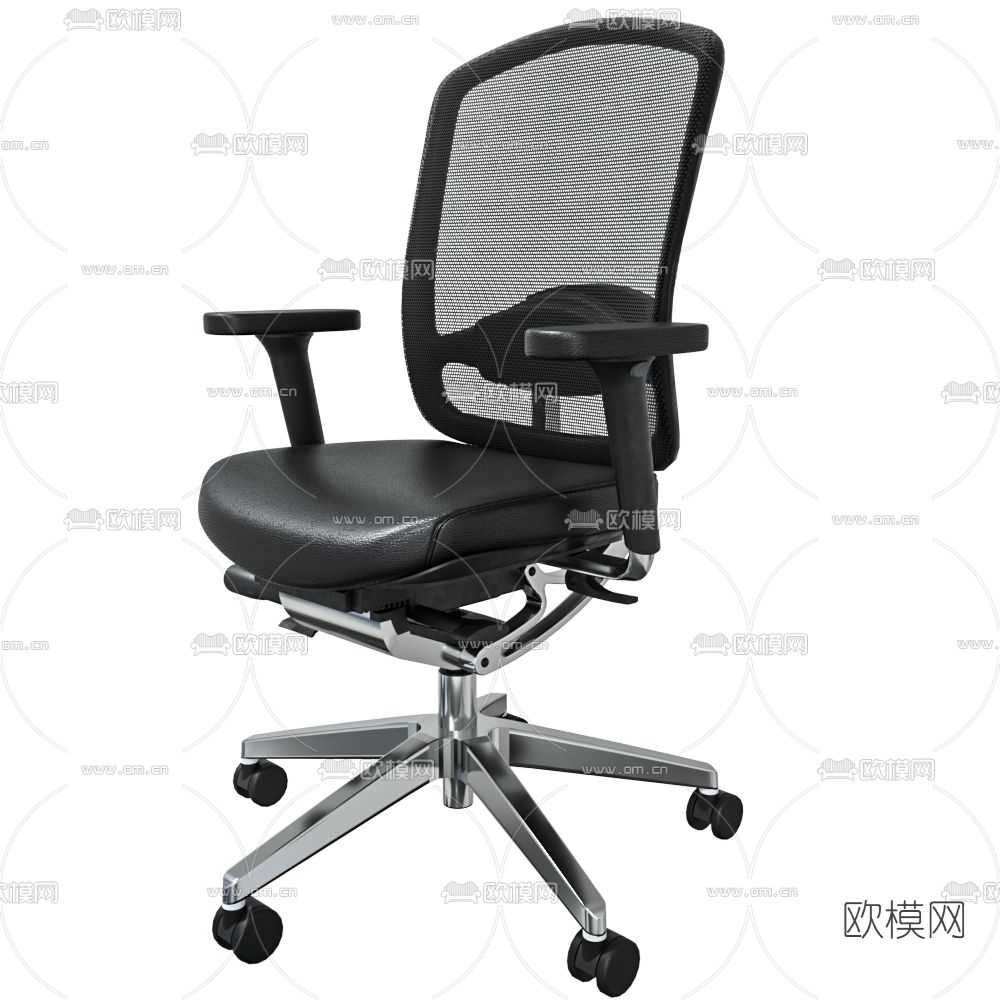 现代网布办公椅3d模型下载